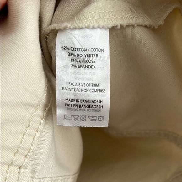 PINK TARTAN NWOT Beige Twill Jacket, Size S - Picture 8 of 9
